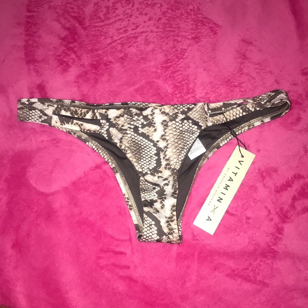Vitamin A Serpentine Bikini Bottom